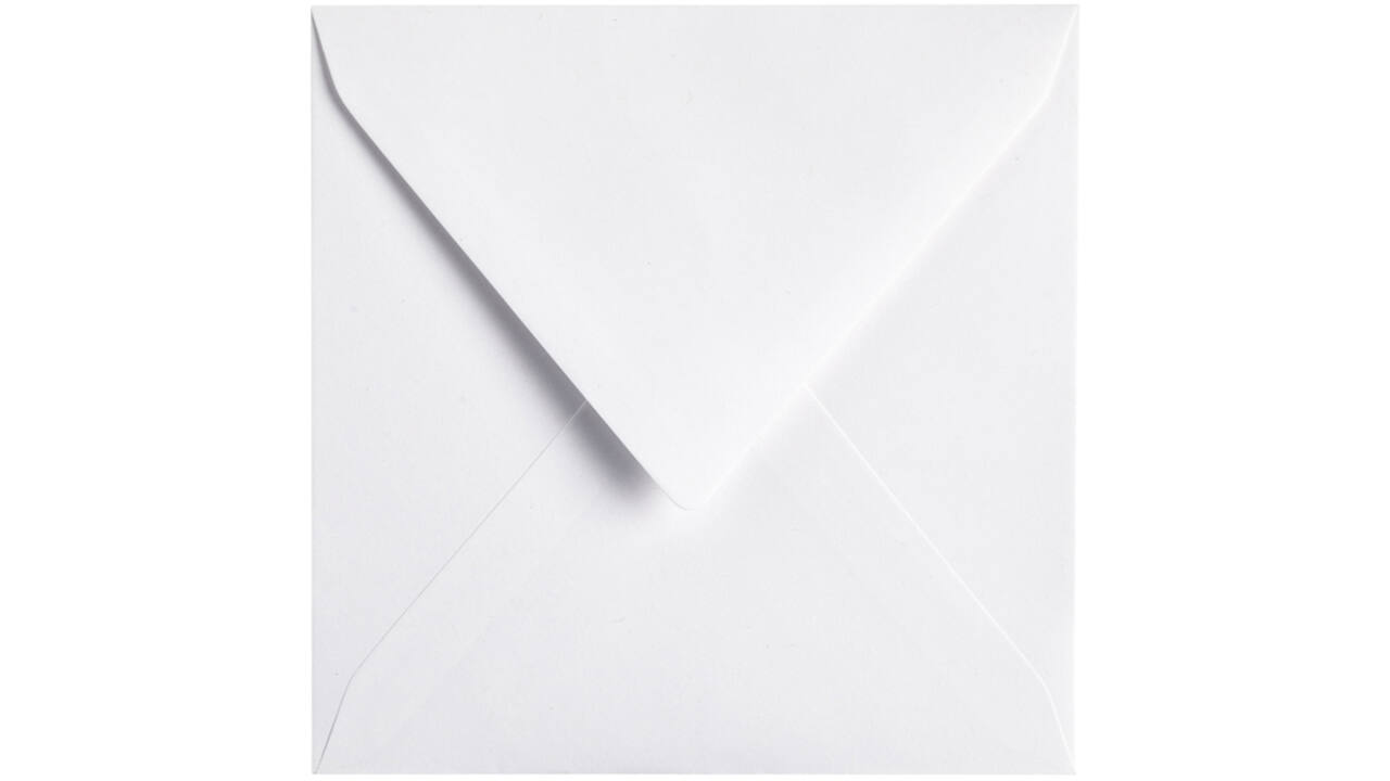 Envelop Papicolor 140x140mm kraft wit