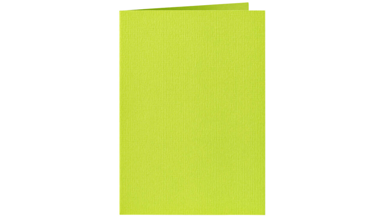 Correspondentiekaart Papicolor dubbel 105x148mm appelgroen pak à 6 stuks