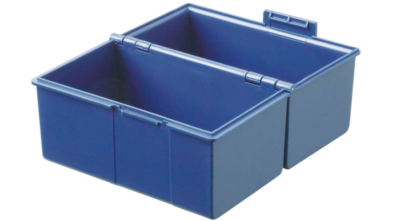 Kaartenbak Han breed A7 kunststof blauw