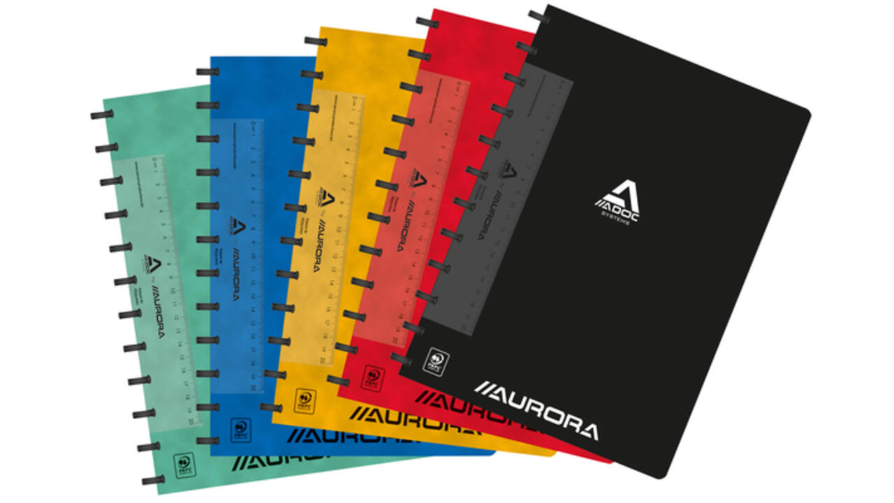 Schrift Adoc Classic A4 ruit 4x8mm 144 pagina's 90gr assorti