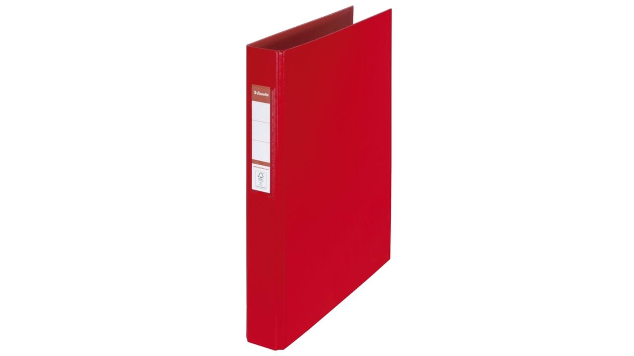 Ringband Esselte VIVIDA A4 42mm 30% gerecycled PP folie rood