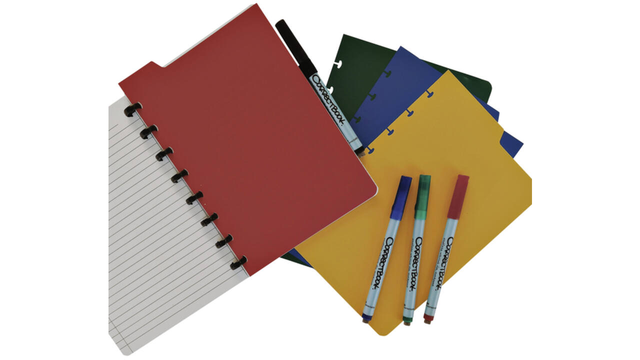 Tabblad correctbook A5 assorti
