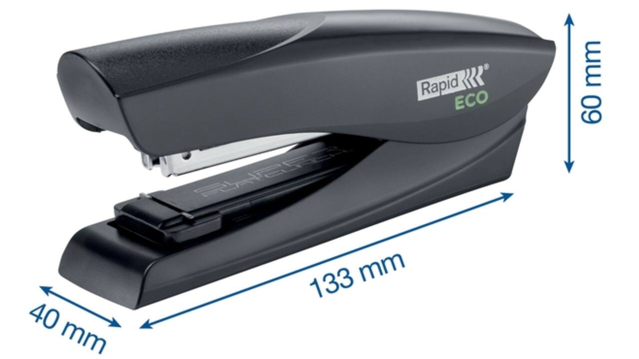 Nietmachine Rapid Fashion Eco half-strip 25 vel zwart
