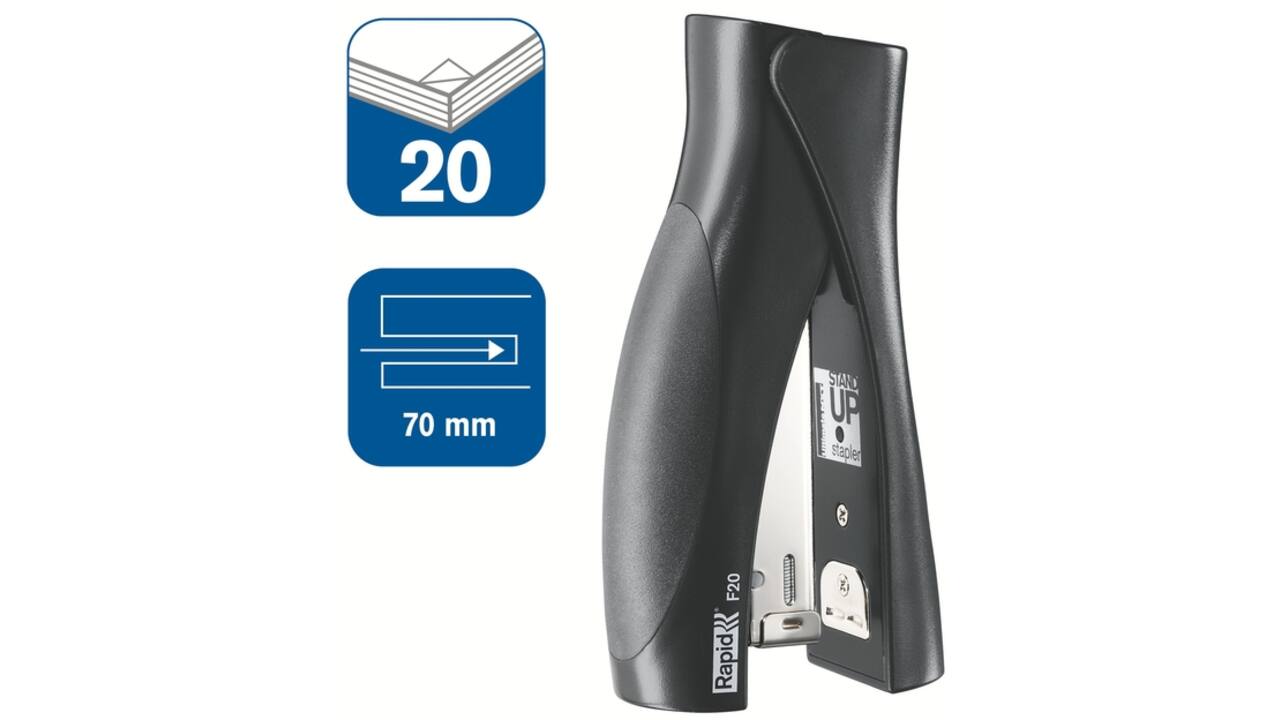 Nietmachine Rapid Fashion F20 Ultimate standup 20 vel zwart