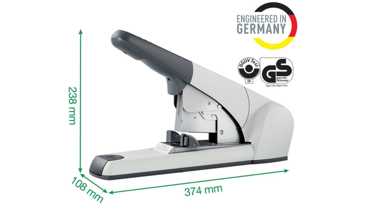 Nietmachine Leitz Heavy Duty Flat Clinch 120 vel zilver