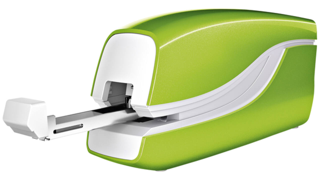 Nietmachine Leitz NeXXt WOW contactloos elektrisch 10 vel groen