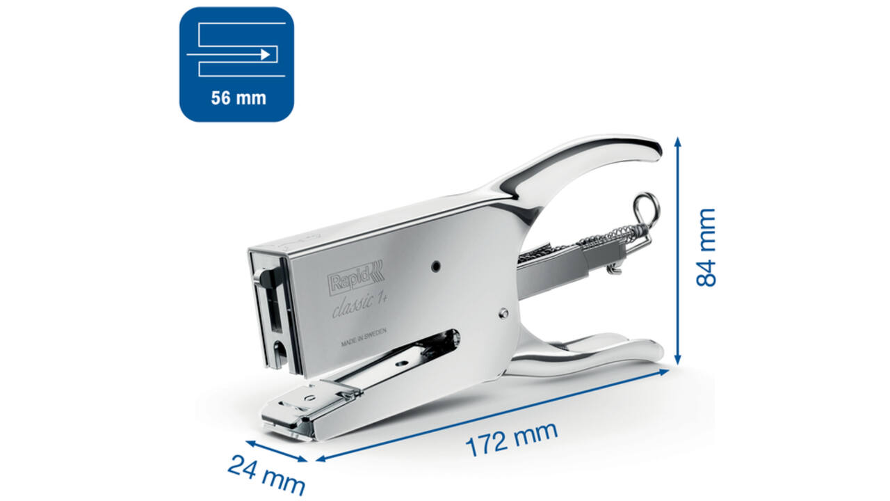 Niettang Rapid 1DX 50vel 24/6 chroom