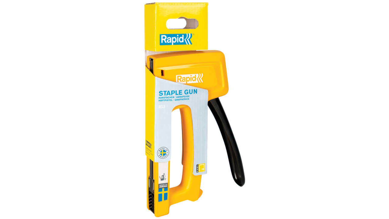 Nietpistool Rapid 13E 13/4-10 ABS geel blister