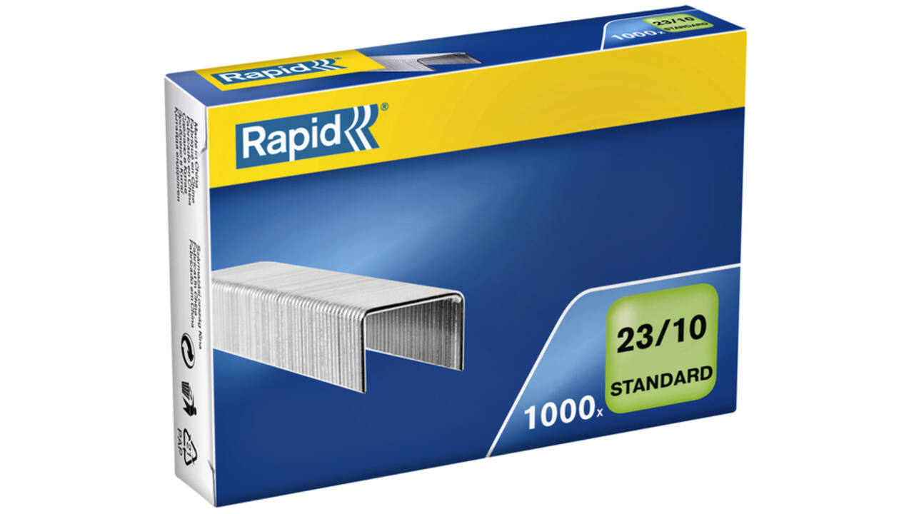 Nieten Rapid 23/10 gegalvaniseerd standaard 1000 stuks