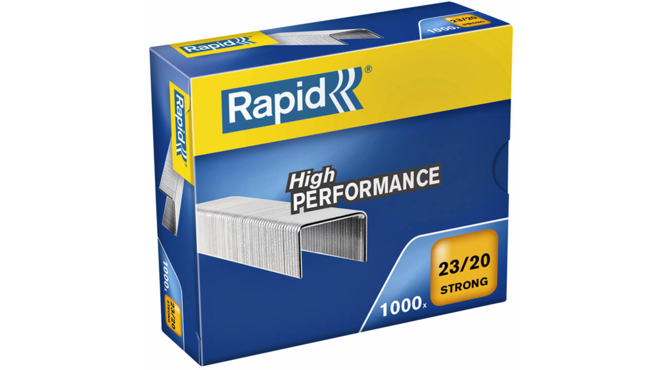 Nieten Rapid 23/20 gegalvaniseerd strong 1000 stuks