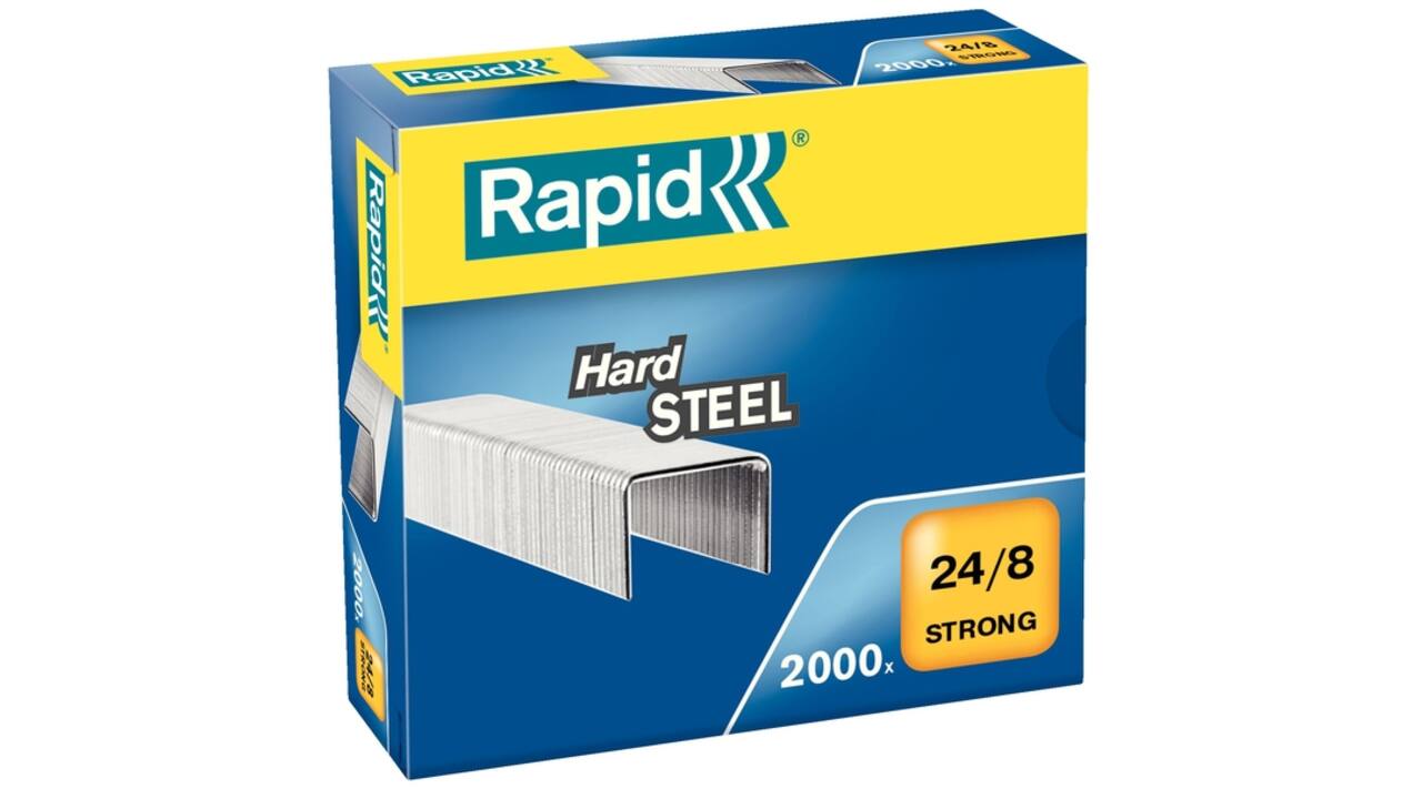 Nieten Rapid 24/8 staal strong 2000 stuks