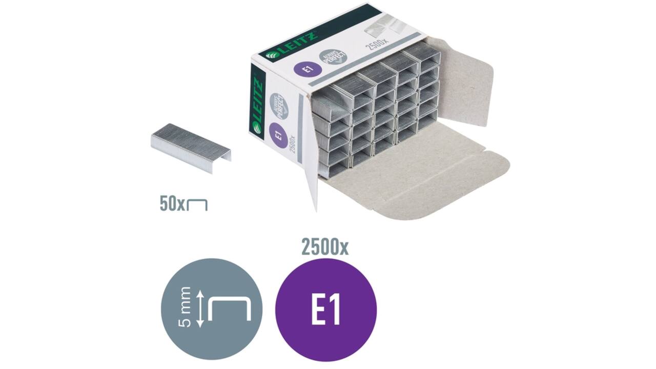 Nieten Leitz E1 verzinkt 2500 stuks