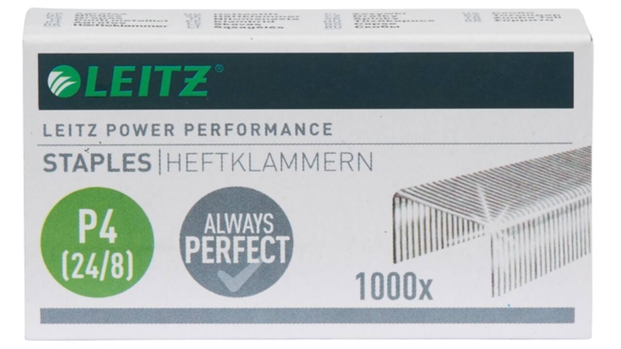 Nieten Leitz 24/8 verzinkt 1000 stuks