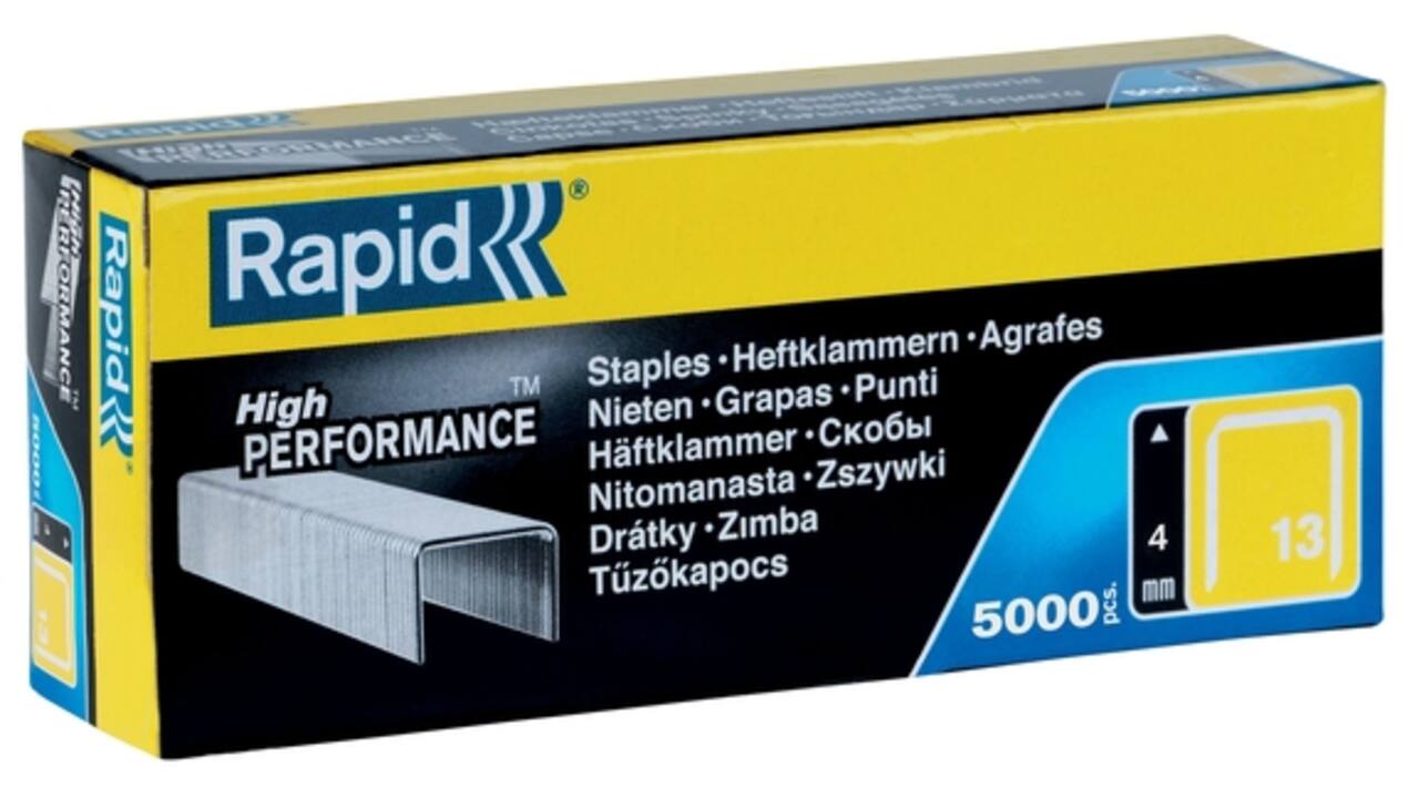 Nieten Rapid 13/4 gegalvaniseerd standaard 5000 stuks