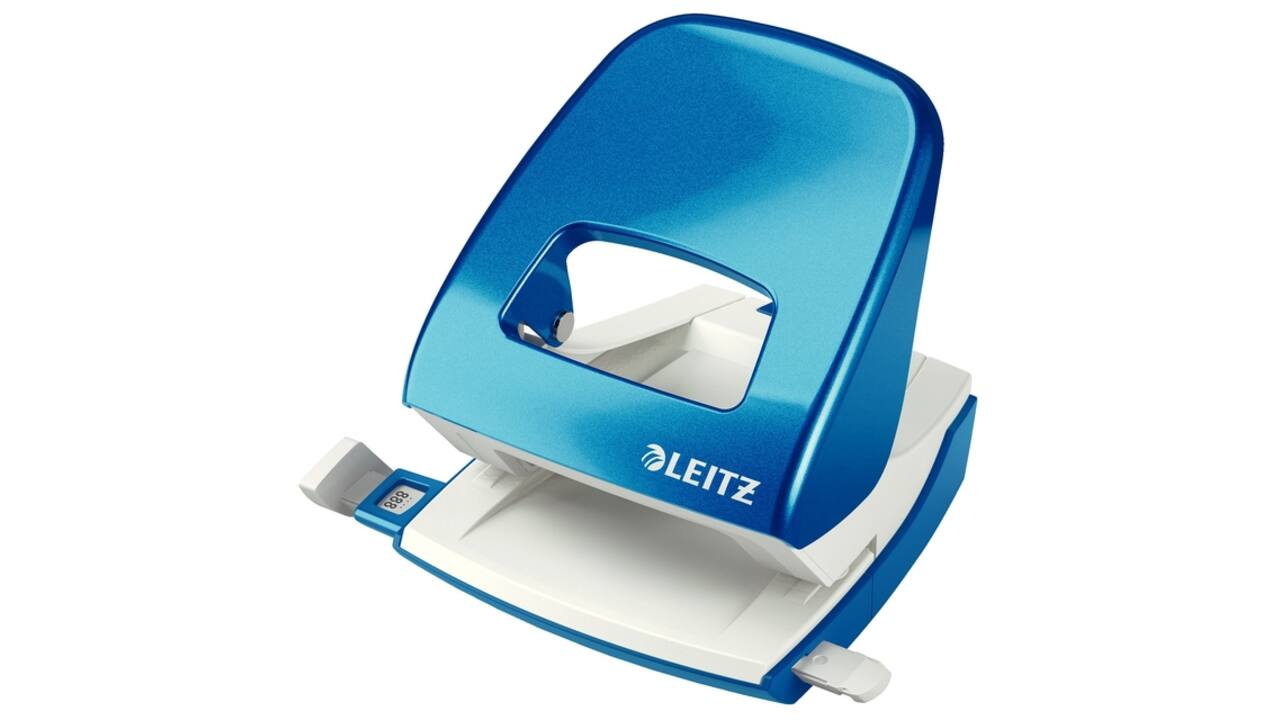 Perforator Leitz WOW 5008 NeXXt metaal 30 vel blauw