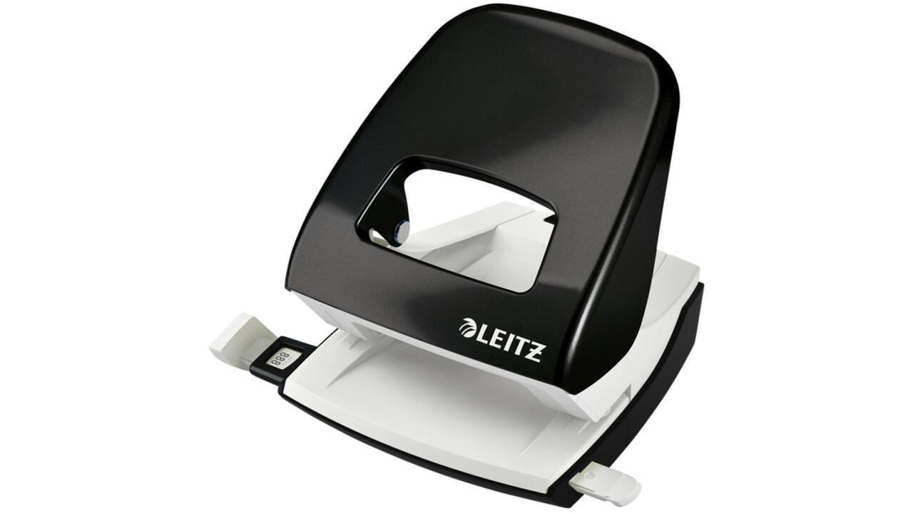 Perforator Leitz WOW 5008 NeXXt metaal 30 vel zwart