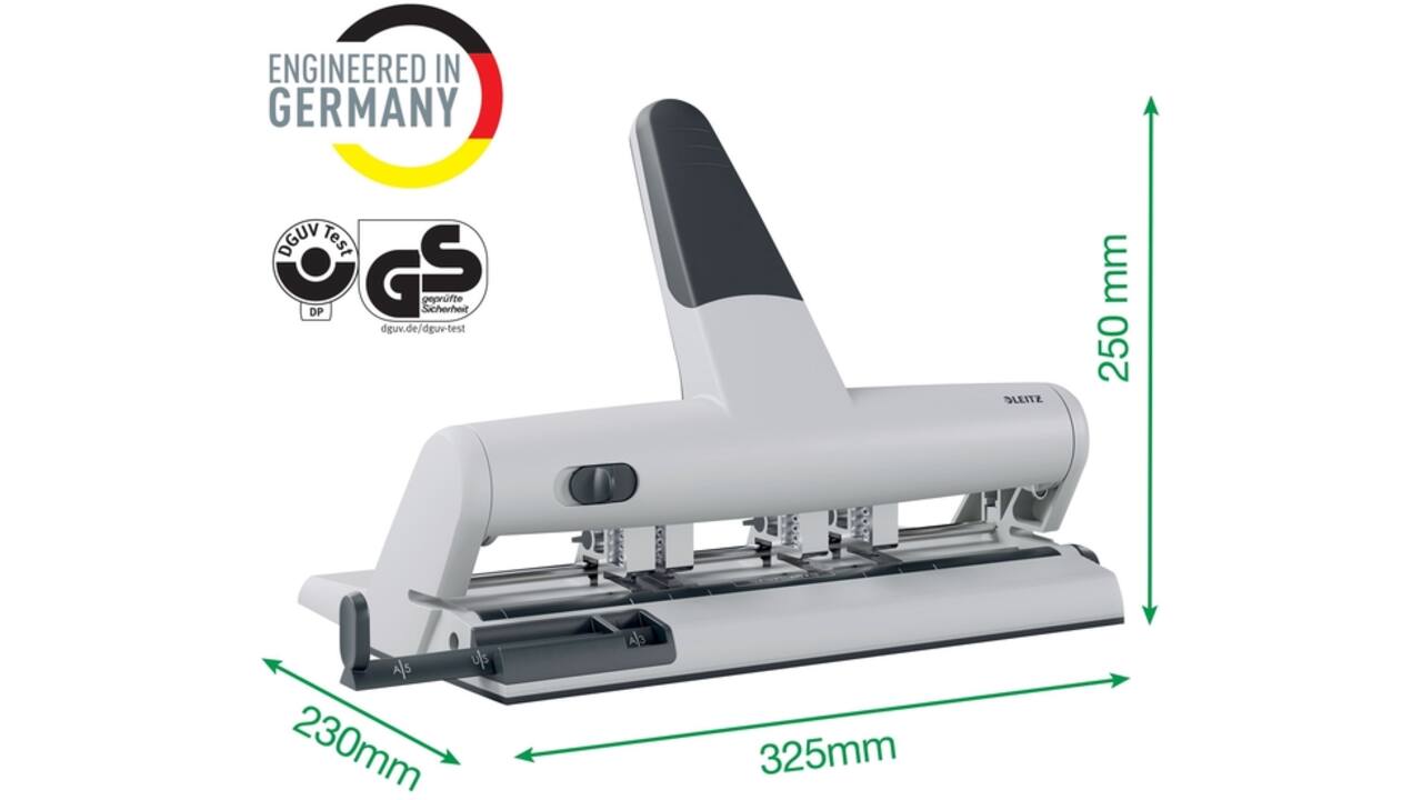 Perforator Leitz 5114 AKTO variabele multi zilver