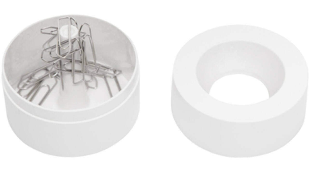 Papercliphouder MAUL Pro Ø73mmx60mm wit
