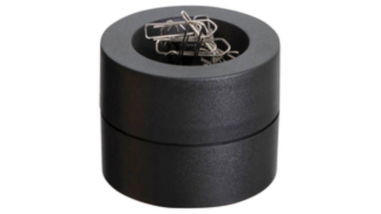 Papercliphouder MAUL Pro Ø73mmx60mm zwart
