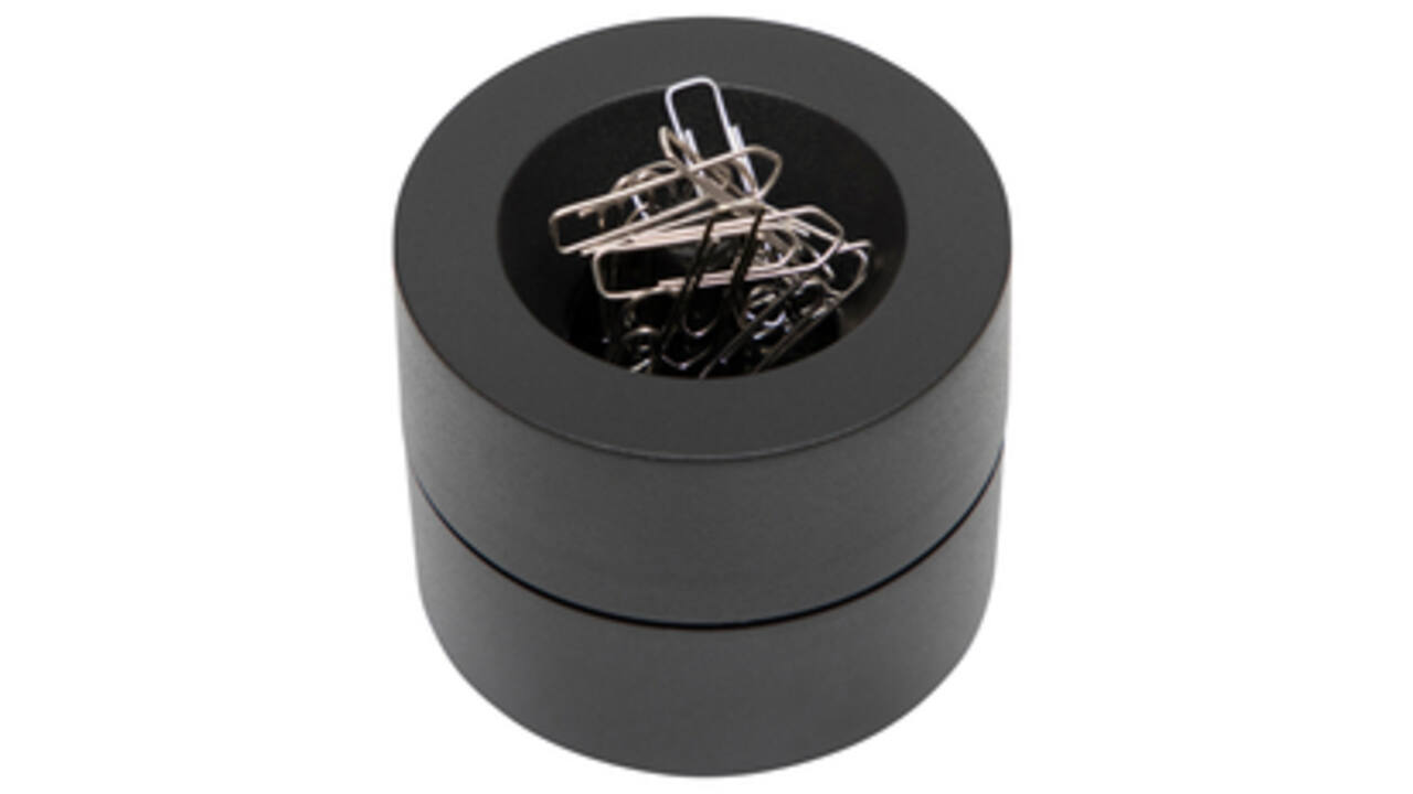 Papercliphouder MAUL Pro Ø73mmx60mm zwart
