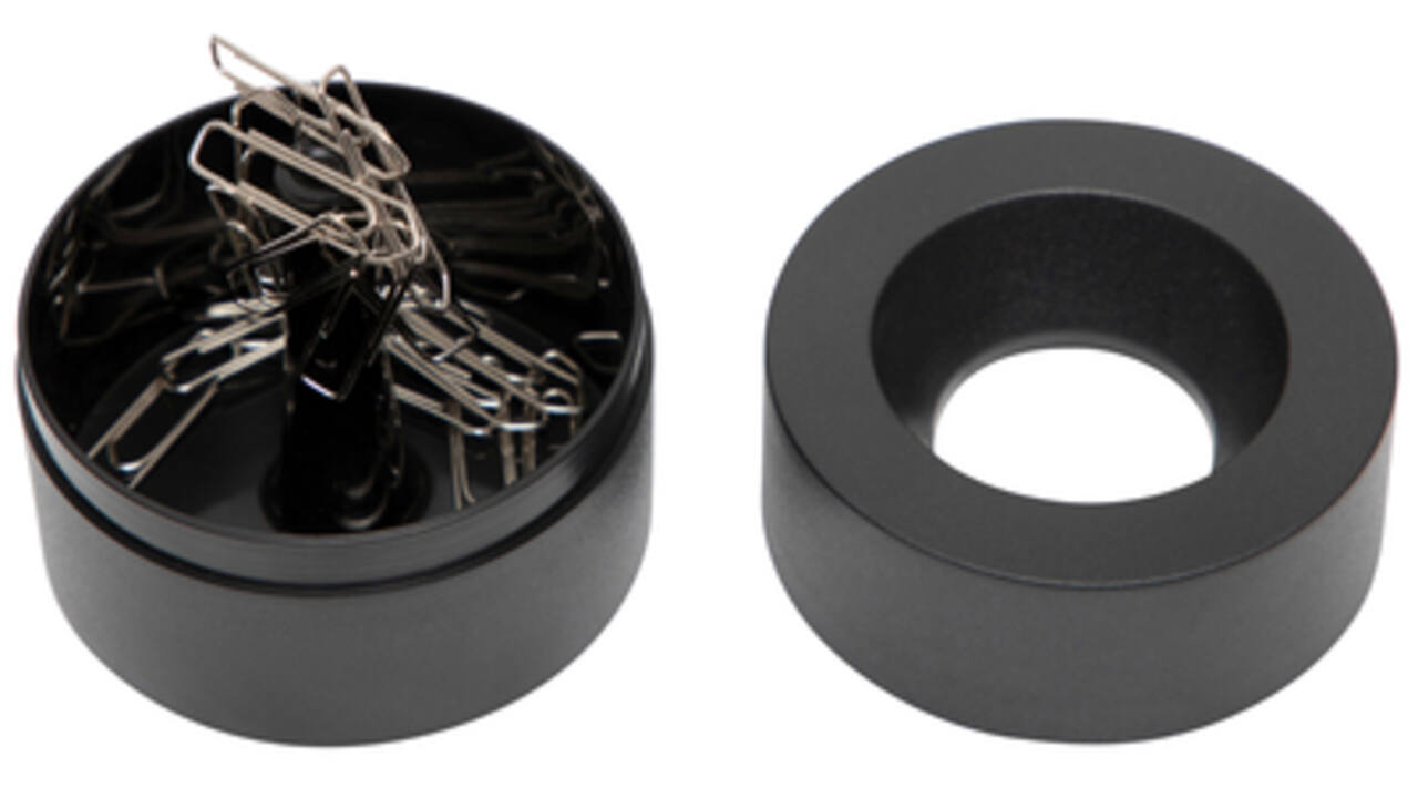 Papercliphouder MAUL Pro Ø73mmx60mm zwart