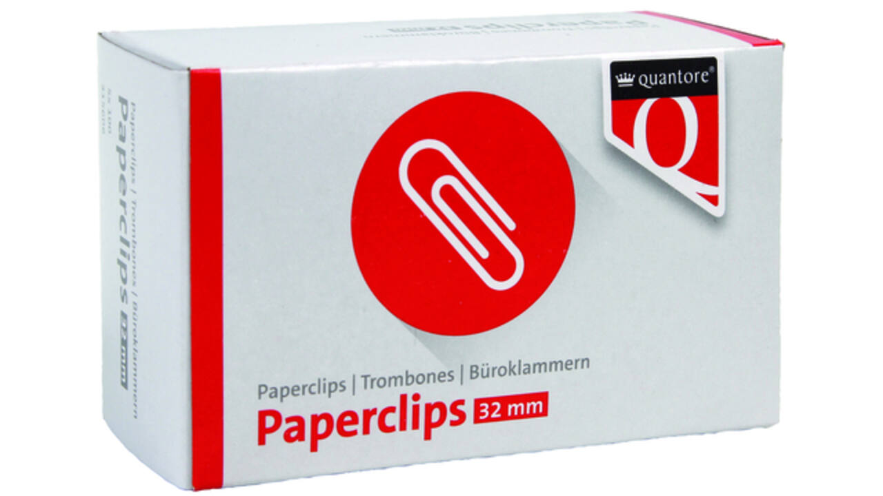 Paperclip Quantore R2 32mm kort