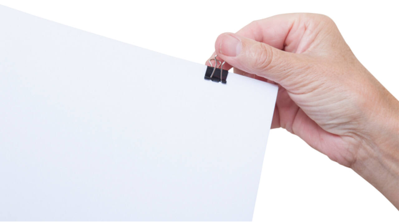 Papierklem MAUL 213 foldback 16mm capaciteit 5mm zwart