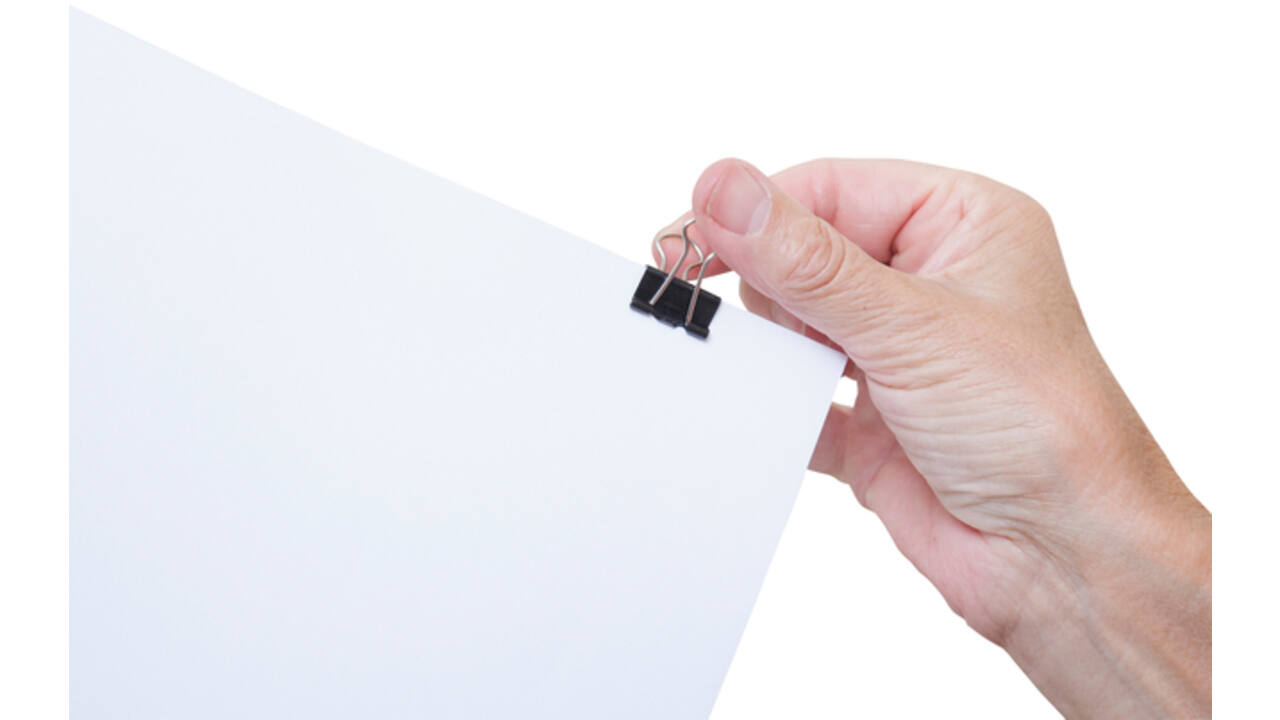 Papierklem MAUL 213 foldback 19mm capaciteit 7mm zwart