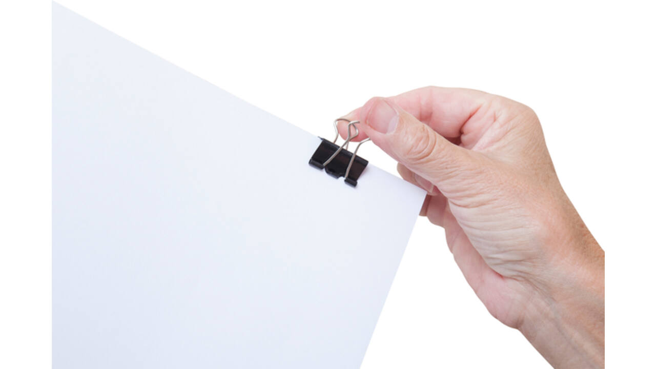 Papierklem MAUL 213 Foldback 25mm capaciteit 9mm zwart