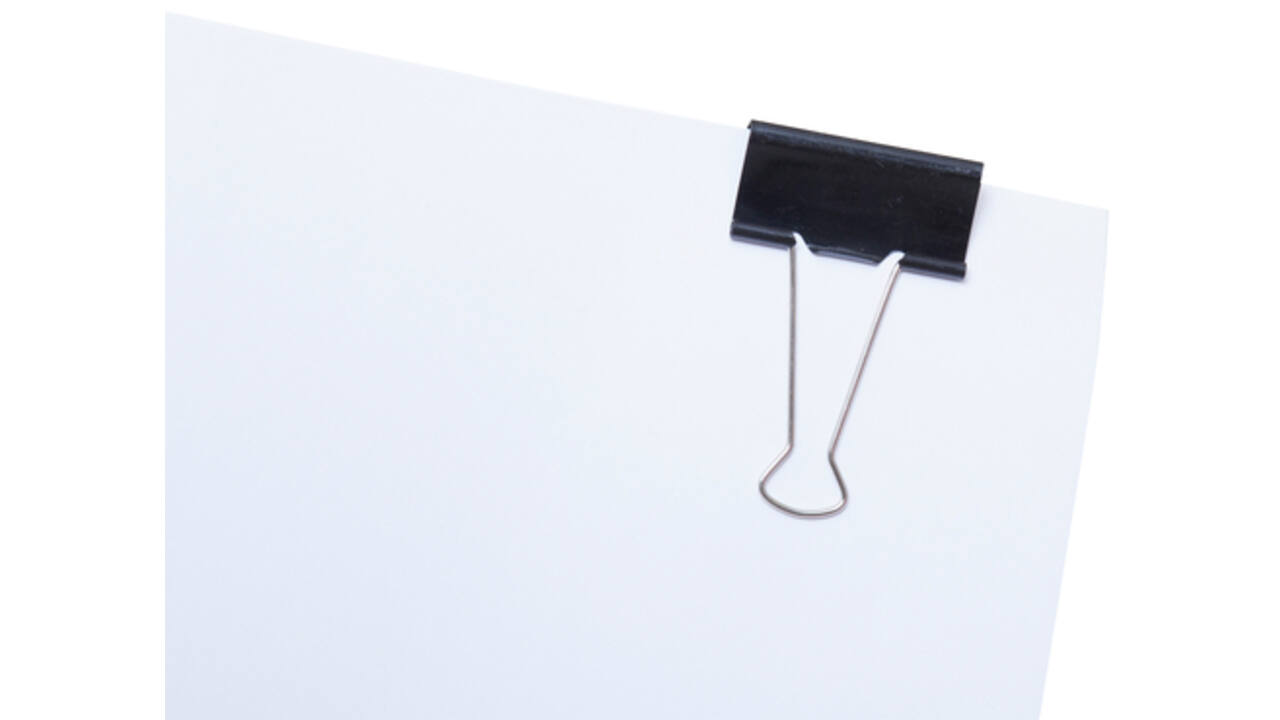 Papierklem MAUL 213 foldback 50mm capaciteit 20mm zwart