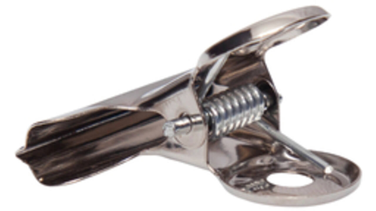 Papierklem MAUL Bulldog 30mm capaciteit 10mm zilver
