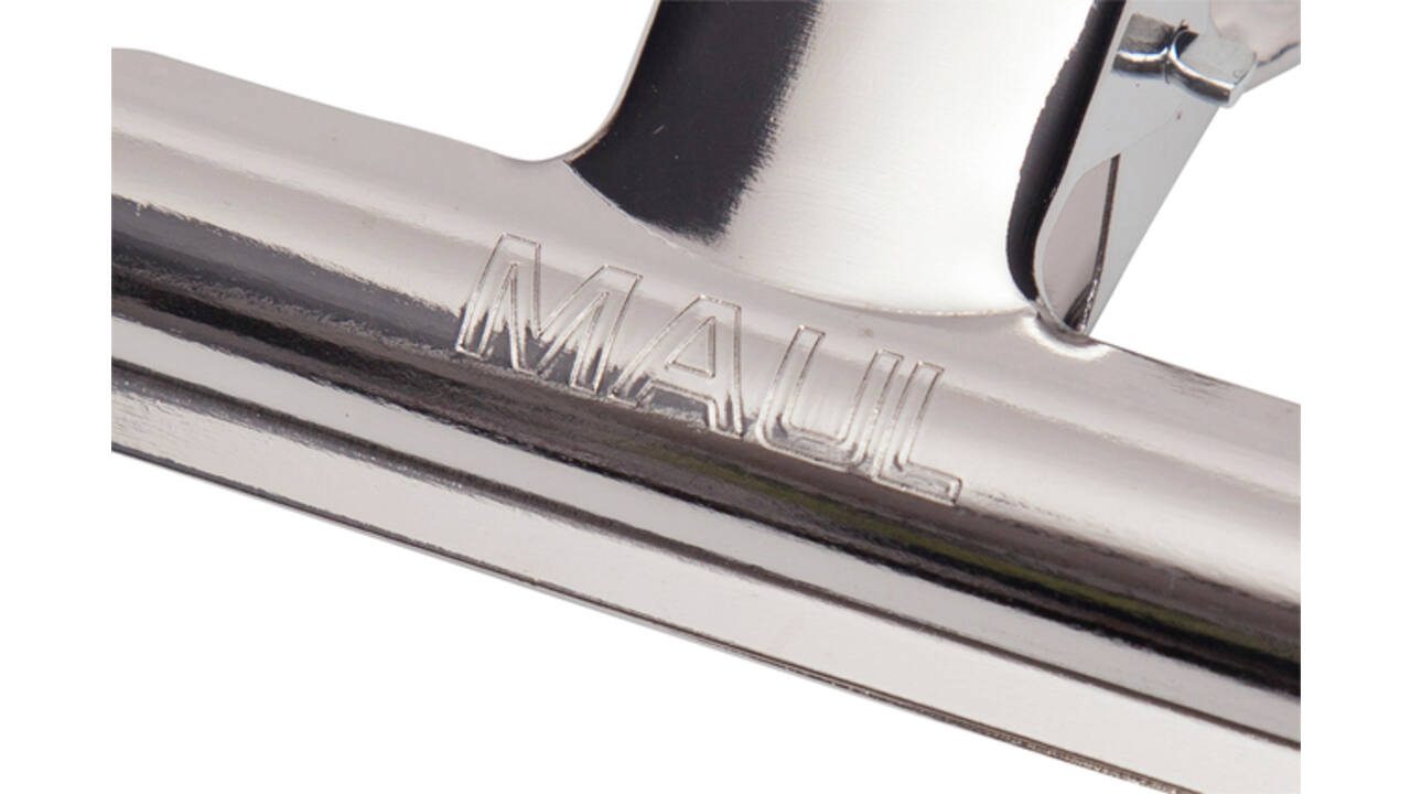 Papierklem MAUL Bulldog 70mm capaciteit 40mm zilver