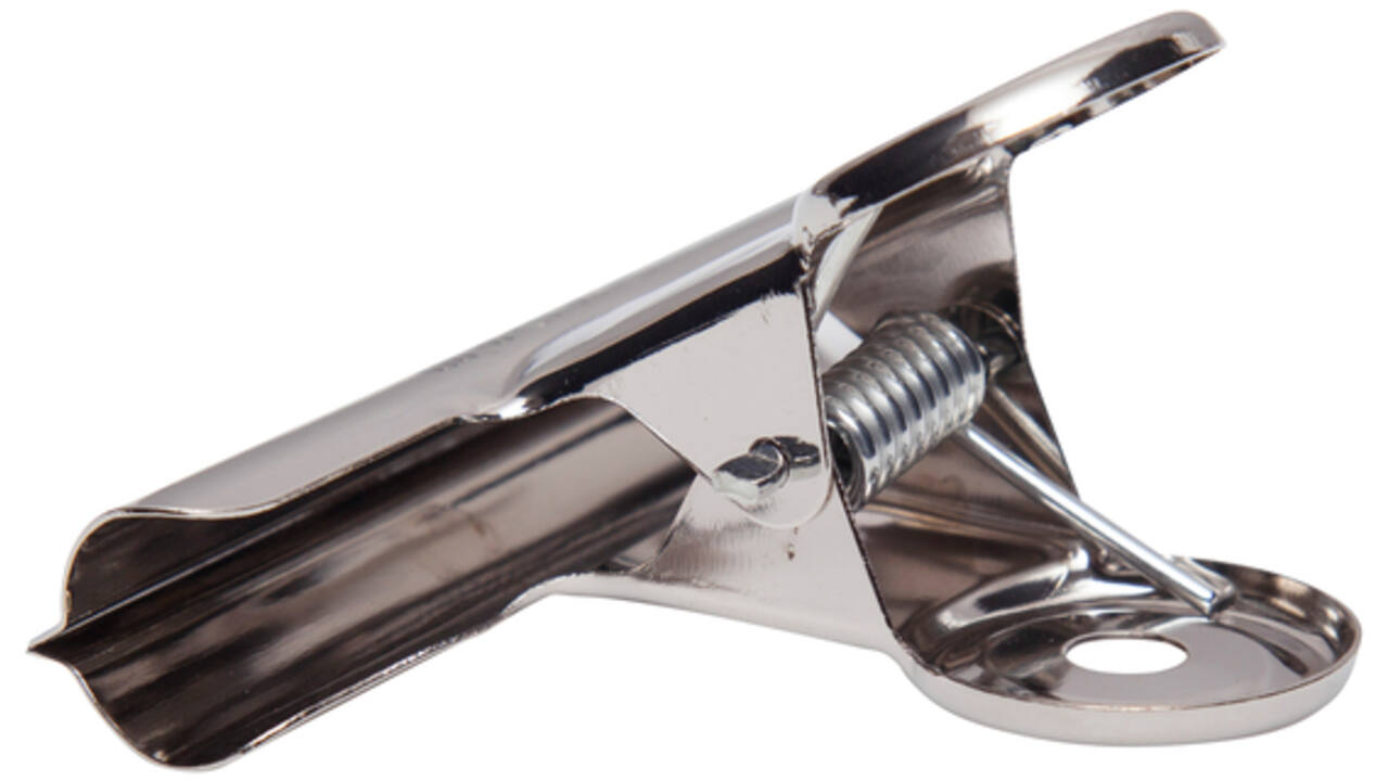 Papierklem MAUL Bulldog 70mm capaciteit 40mm zilver