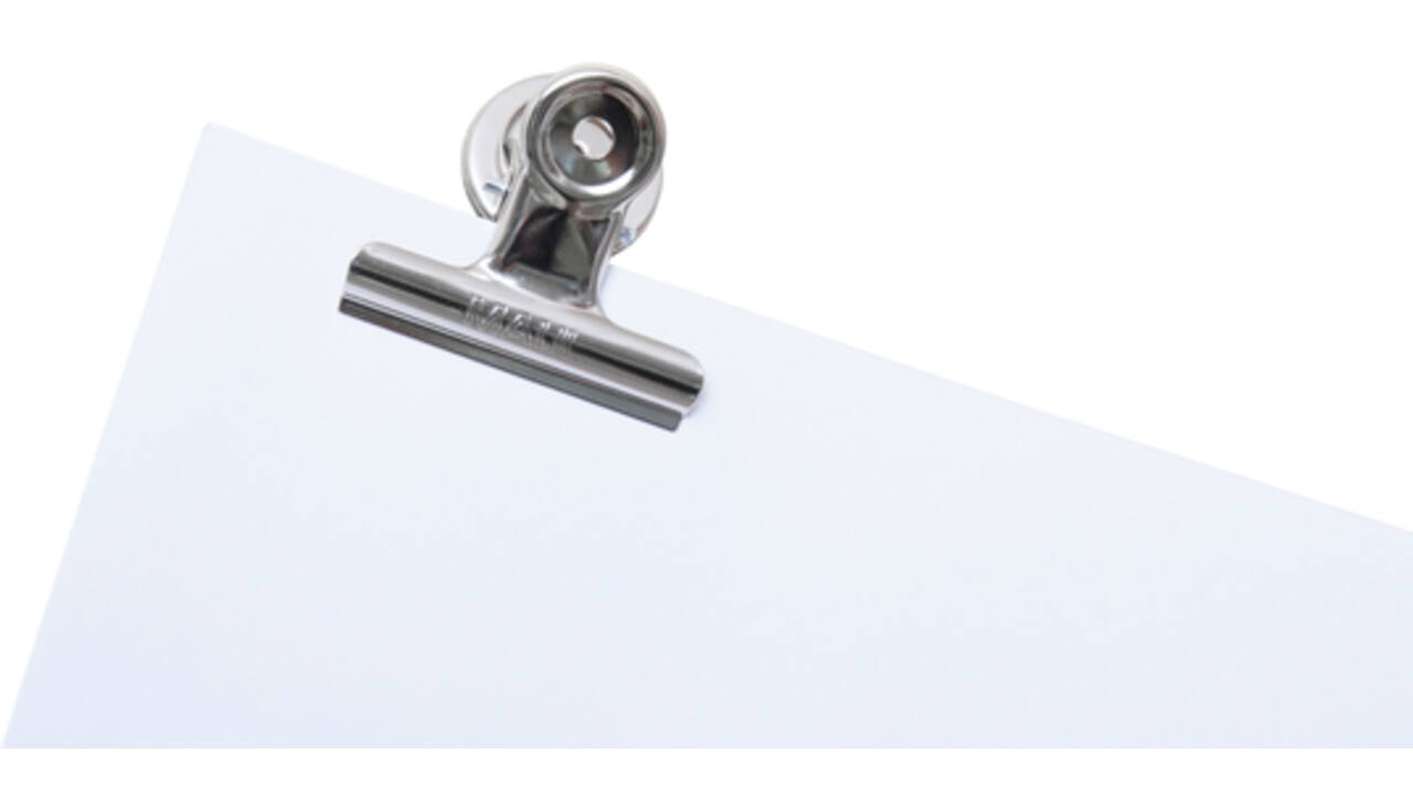 Papierklem MAUL Bulldog met magneet 52mm capaciteit 20mm zilver