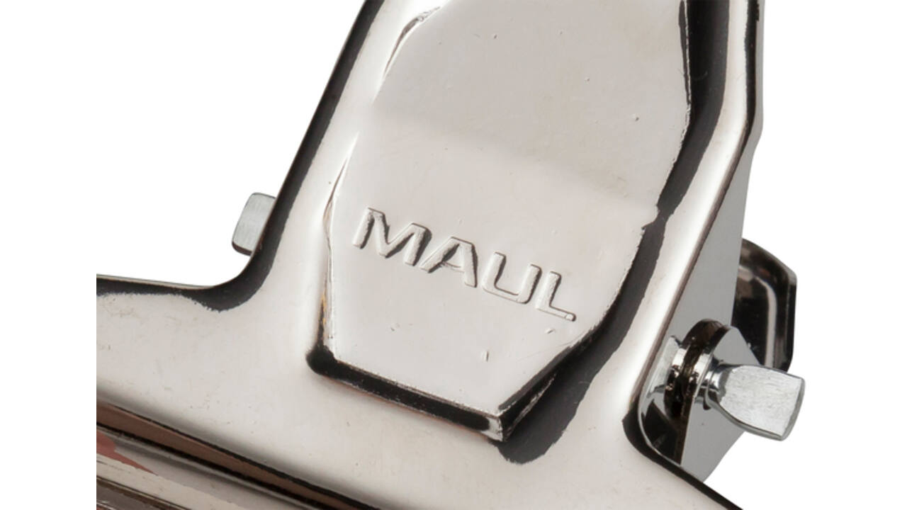 Papierklem MAUL Pro 75mm capaciteit 20mm zilver