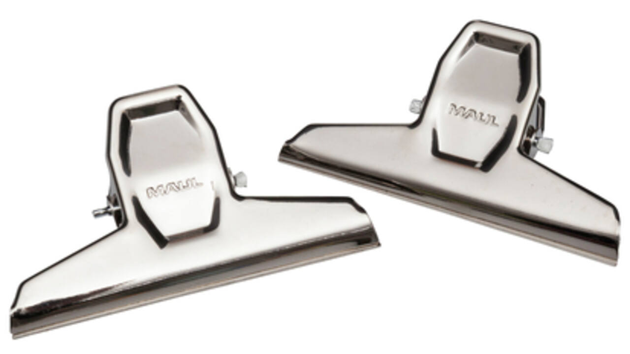 Papierklem MAUL Pro 95mm capaciteit 25mm zilver