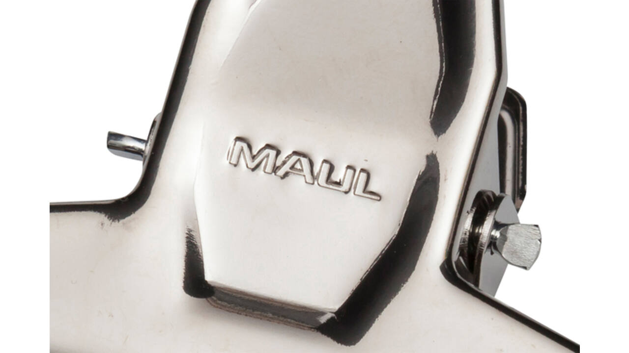 Papierklem MAUL Pro 95mm capaciteit 25mm zilver