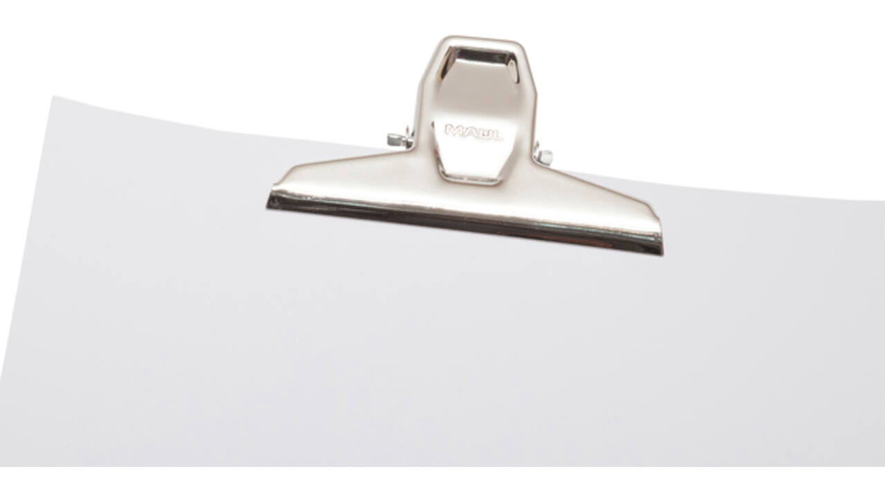 Papierklem MAUL Pro 95mm capaciteit 25mm zilver