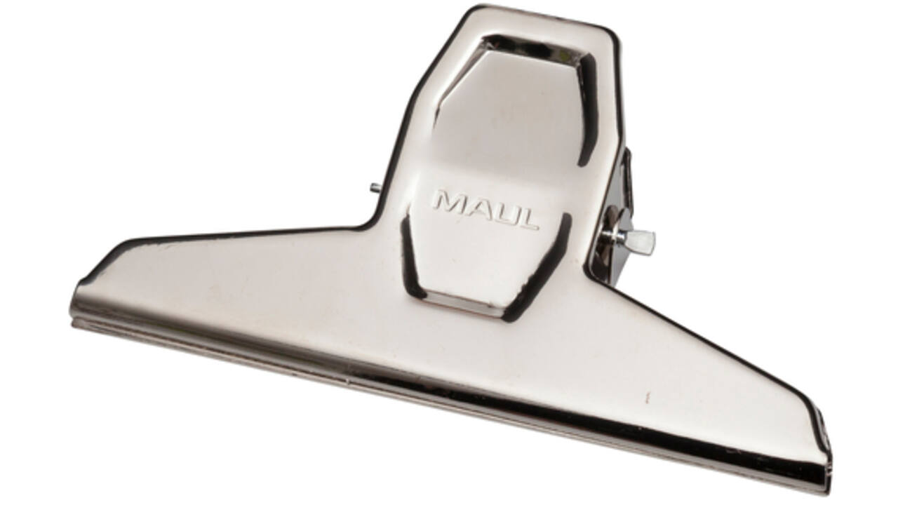 Papierklem MAUL Pro 125mm capaciteit 30mm blister à 2 stuks