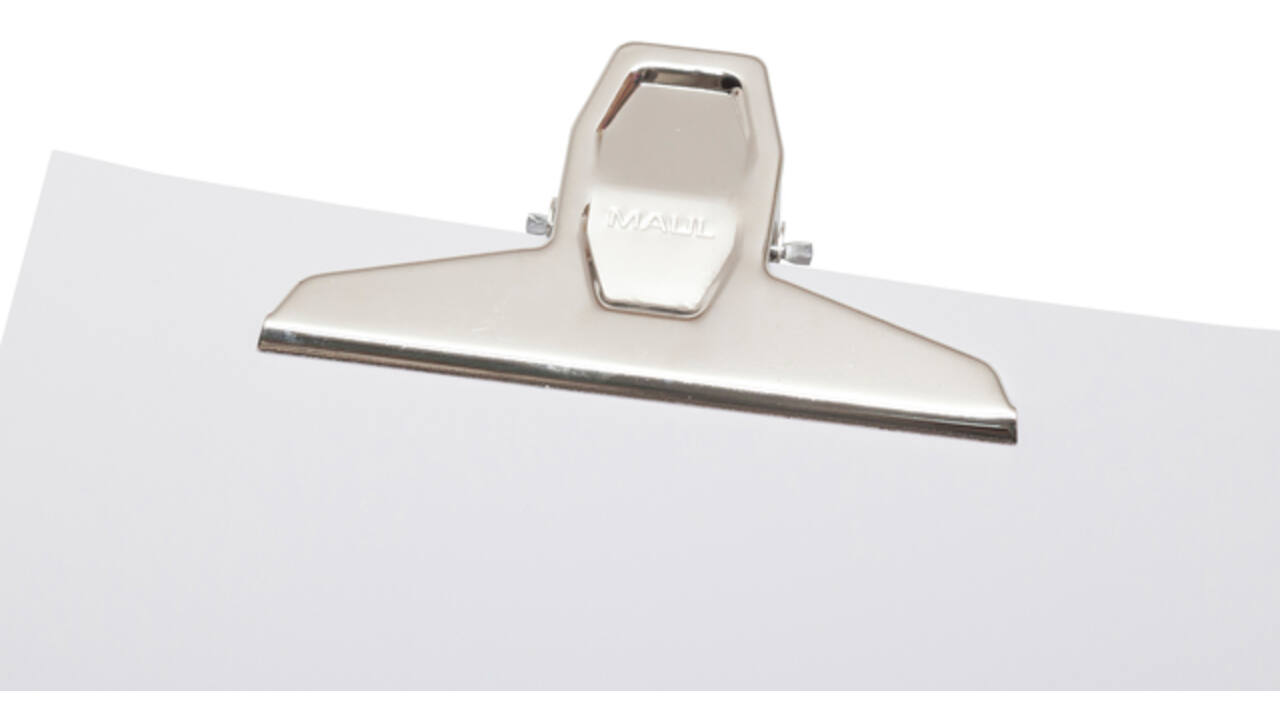 Papierklem MAUL Pro 125mm capaciteit 30mm blister à 2 stuks