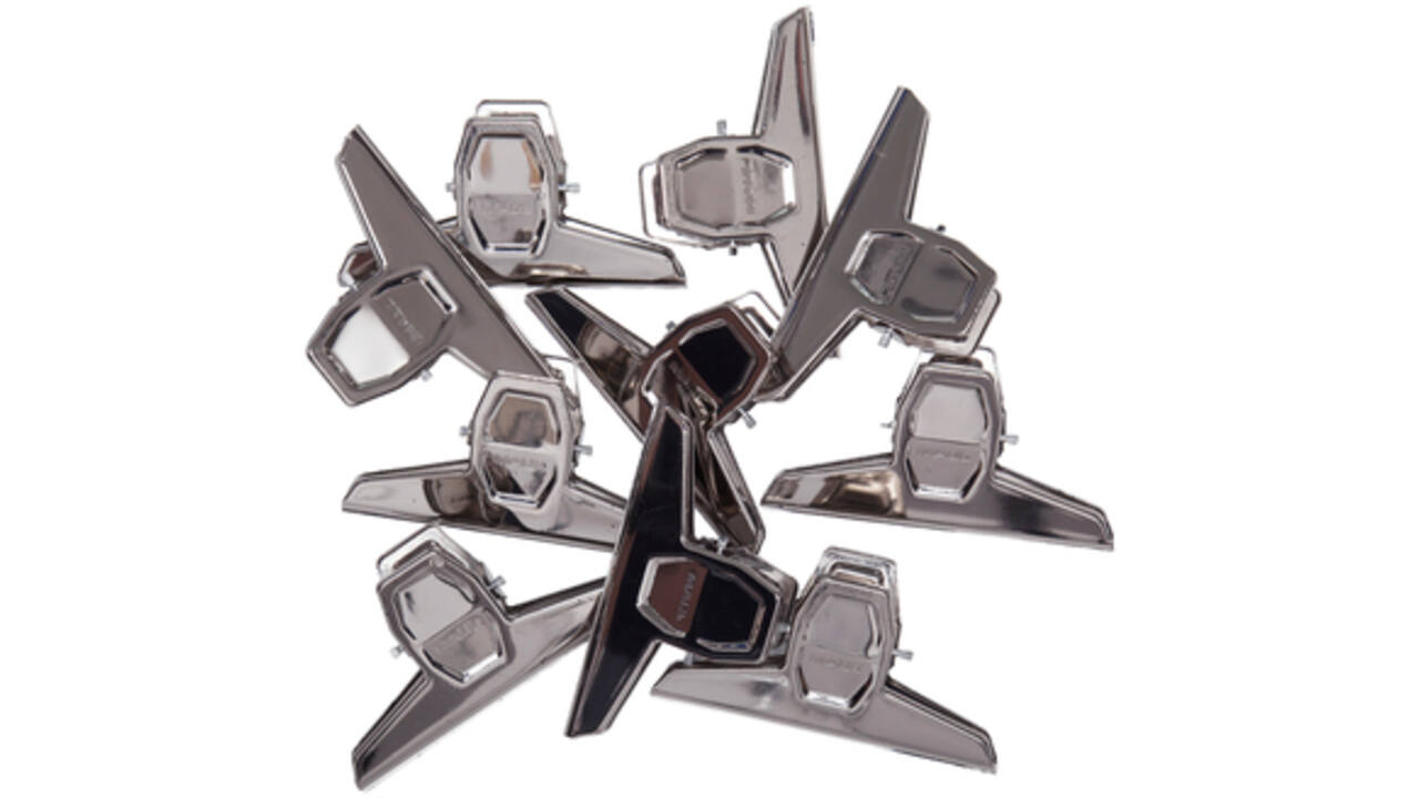 Papierklem MAUL Pro 125mm capaciteit 30mm zilver