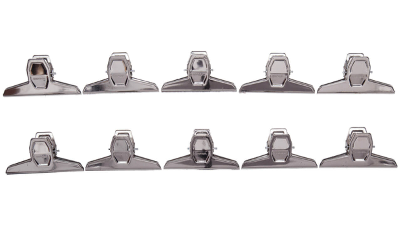 Papierklem MAUL Pro 125mm capaciteit 30mm zilver
