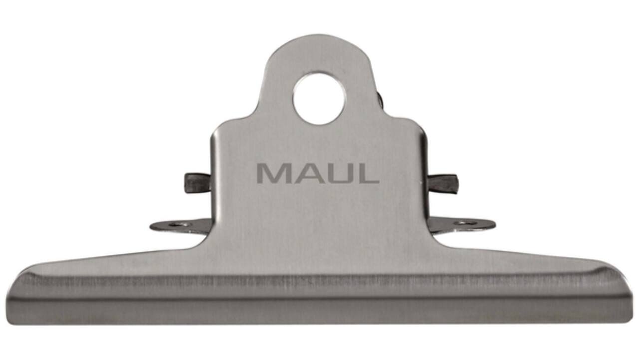 Papierklem MAUL Classic RVS 147mm capaciteit 20mm zilver