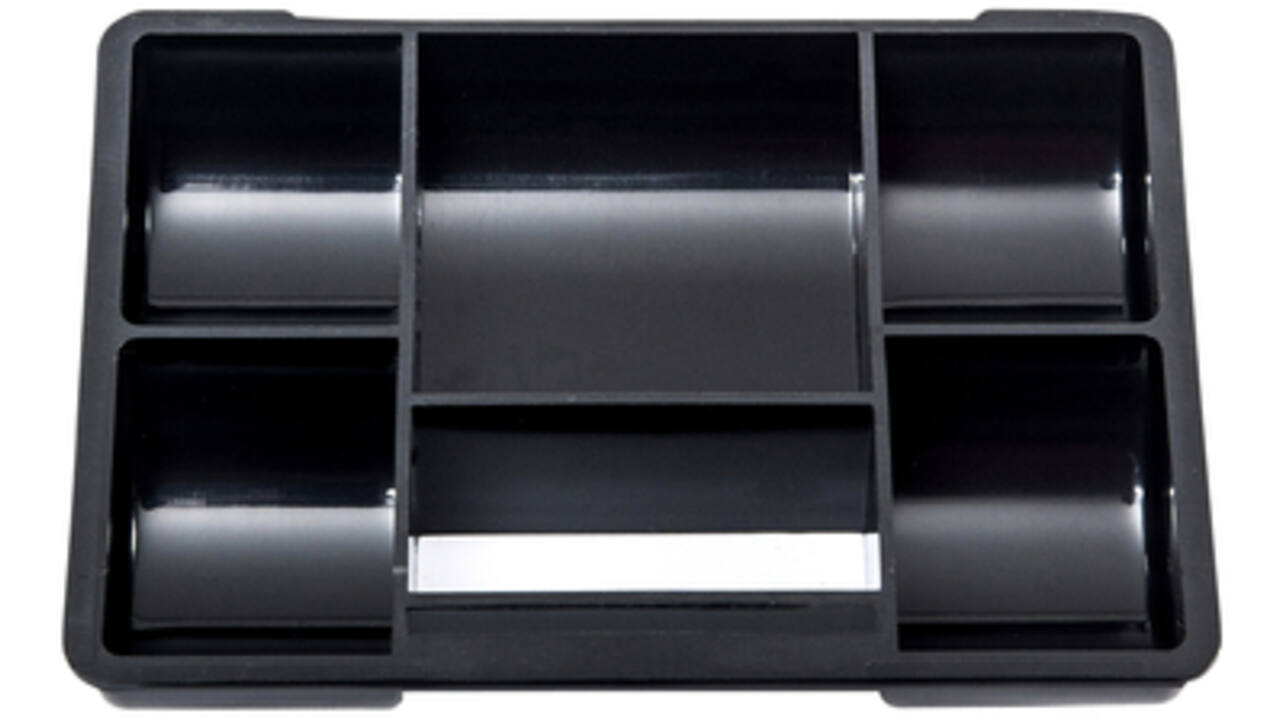 Geldkist MAUL met muntgleuf en slot 125x95x60mm blauw