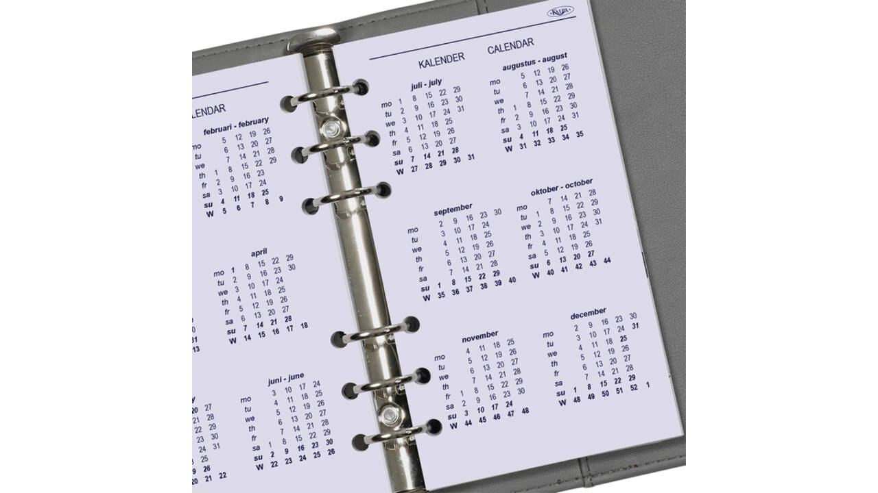 Agendavulling 2026 Kalpa Personal 1dag/1pagina
