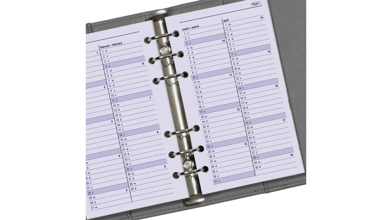 Agendavulling 2026 Kalpa Personal 7dagen/2pagina's
