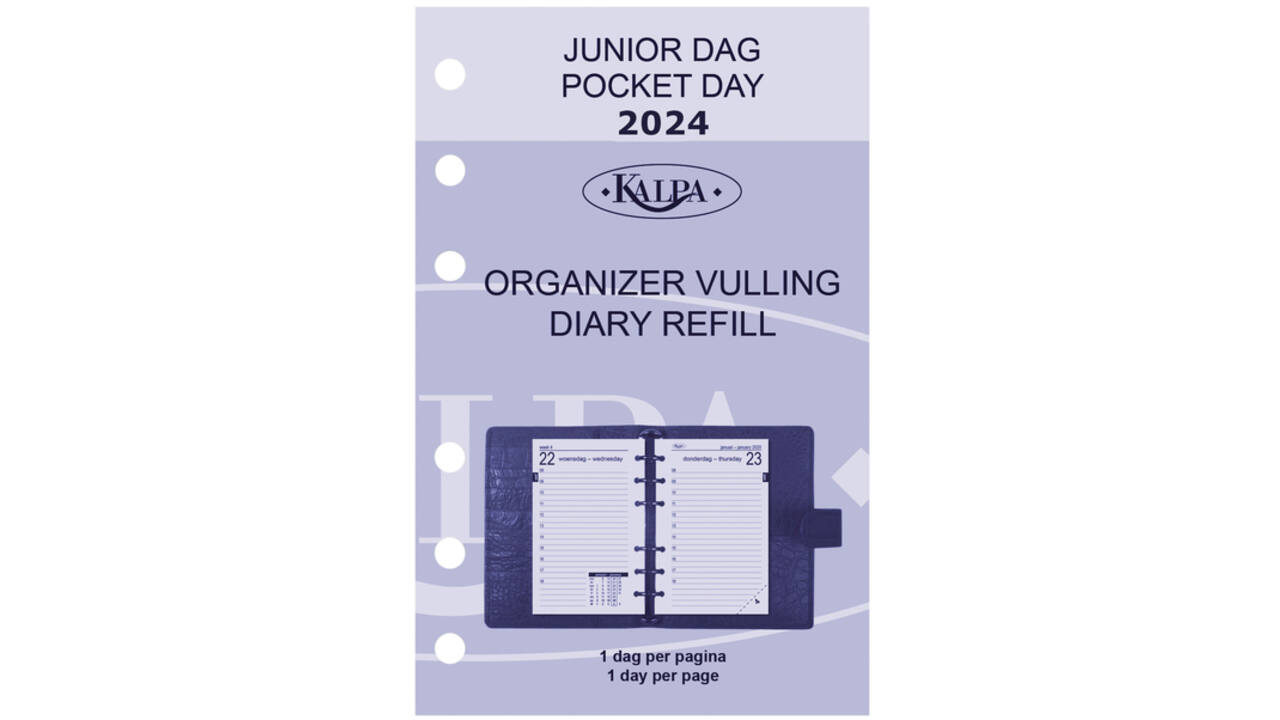 Agendavulling 2026 Kalpa Pocket 1dag/1pagina