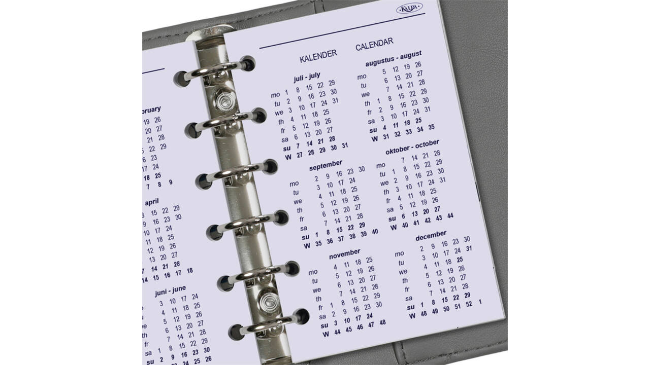 Agendavulling 2026 Kalpa Pocket 7dagen/2pagina's