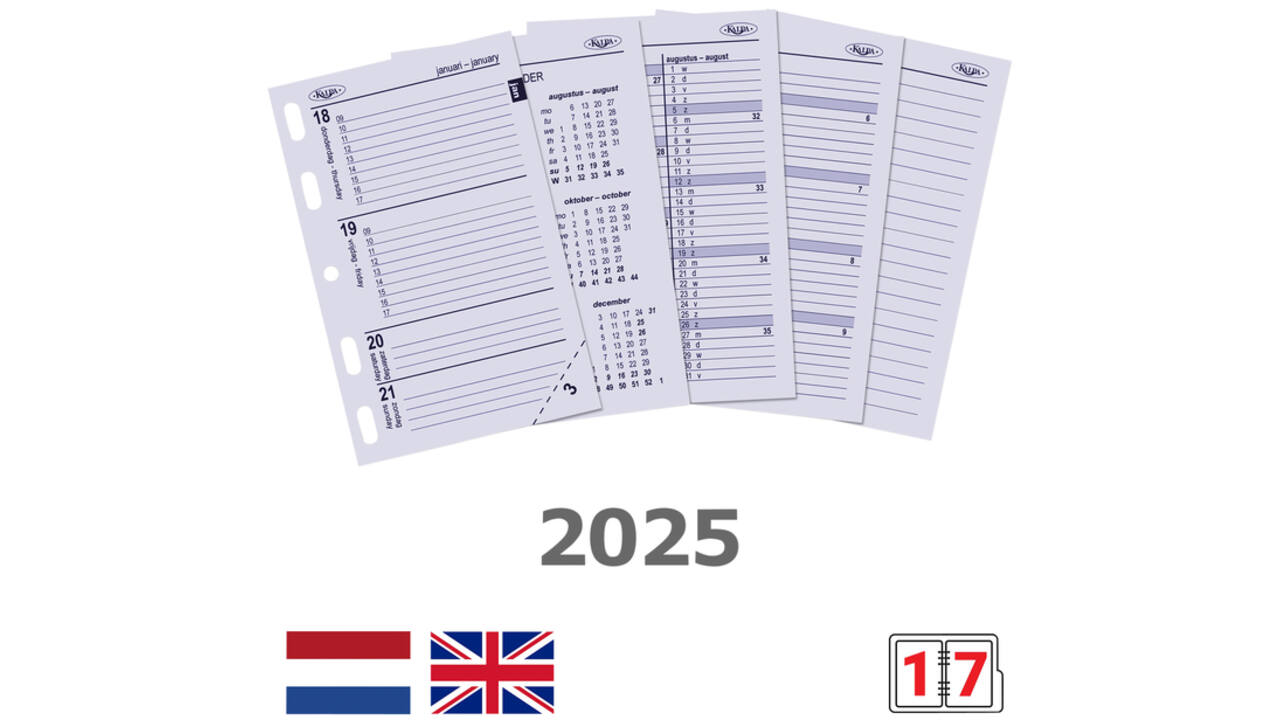 Agendavulling 2026 Kalpa Mini 7dagen/2pagina's