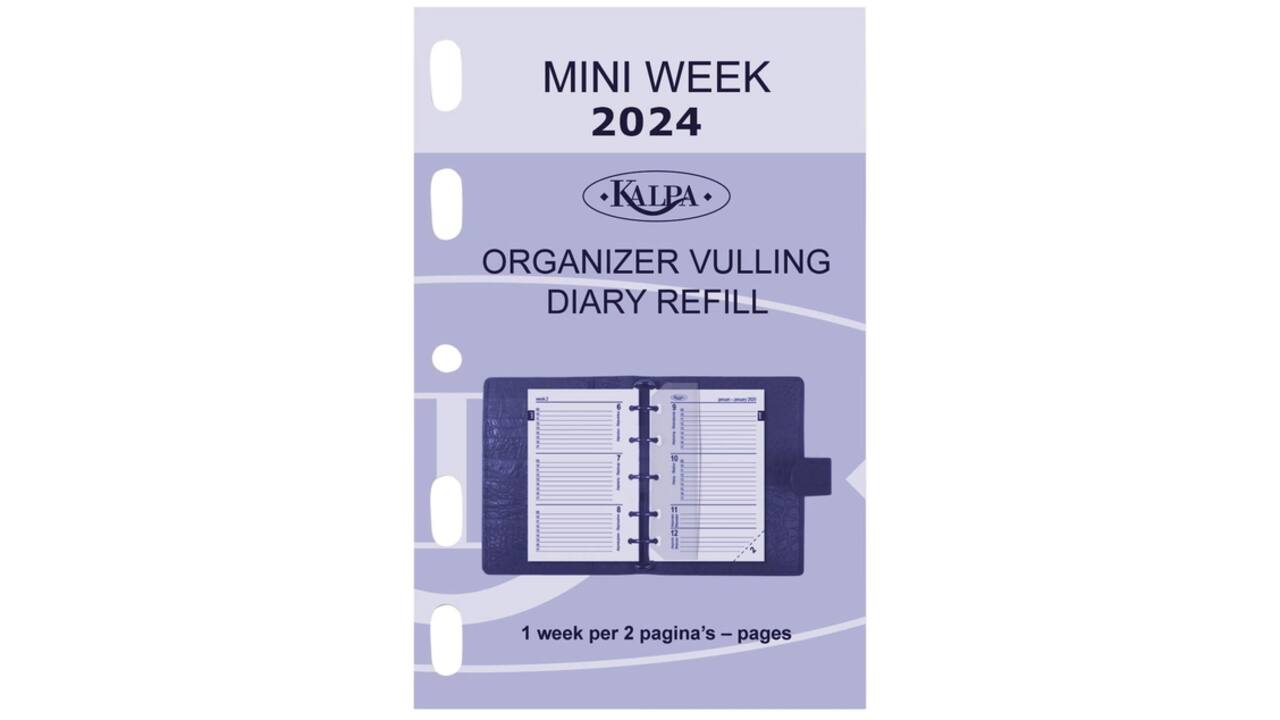 Agendavulling 2026 Kalpa Mini 7dagen/2pagina's